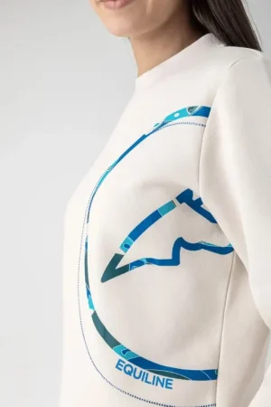 Pull d'equitation col rond Ezzy - EQUILINE Commander Vite