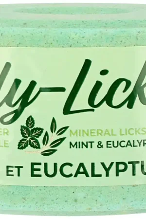 Pierre à sel Lolly Lick Menthe/Eucalyptus - Hippotonic Vente Directe