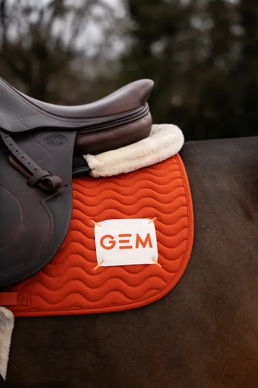 Tapis de selle TOUC TOUC Obstacle BRIQUE - GEM Prix Réduit