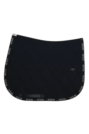 Produit De Marque Tapis de selle LOVE Dressage Bleu argent - GEM
