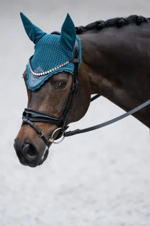 Réduction Bonnet anti-mouches Teal Blue - Equestrian Stockholm