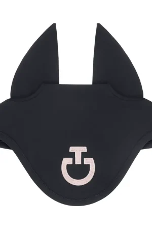 Bonnet anti-mouche tissu Gris foncé/Rose poudré - CAVALLERIA TOSCANA Prix Cassé
