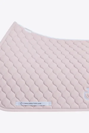 Tapis de selle Circular Quilted Rose CSO - CAVALLERIA TOSCANA Nouvelle Collection