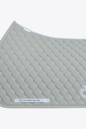 Tapis de selle Circular Quilted Gris clair CSO - CAVALLERIA TOSCANA Vente Flash