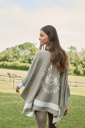 Cape poncho tricotée Greenwood - Tommy Equestrian Certifié