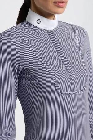 Retour Gratuit Chemise de concours manches longues à rayures - CAVALLERIA TOSCANA