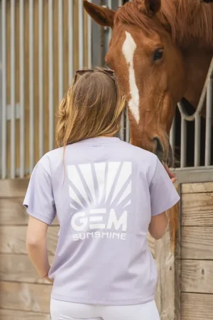 Remise Tee-shirt Sunshine Lilas - GEM