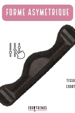 Fourreau de sangle WESTERN court (tissu) PERSONNALISABLE - MATTES Authentique