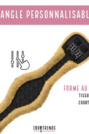 Sangle courte (tissu) PERSONNALISABLE - MATTES Super Prix