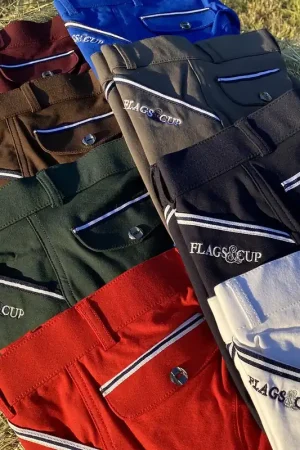 Pantalon équitation fille Flags&Cup Cayenne Must-Have