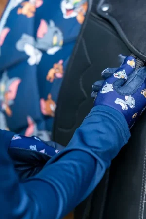 Gants d'équitation HKM Tom & Jerry Expédition Rapide