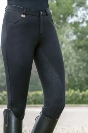 Pantalon équitation HKM Kate full grip Prix Cassé