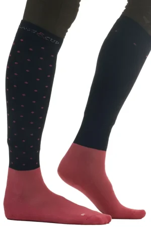 Bon Marché Chaussettes d'équitation Flags&Cup Plata