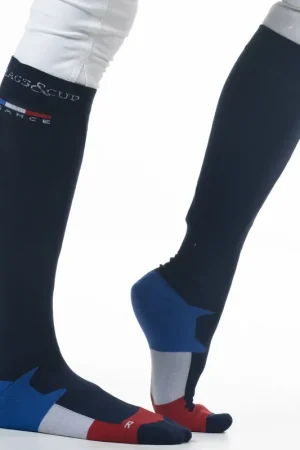 Chaussettes d'équitation Flags&Cup France Offre Exclusive