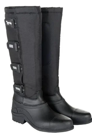 Bottes d'équitation doublées mouton synthétique HKM Robusta Authentique