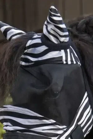 Expédition Rapide Masque anti-mouches HKM Zebra Shetland et Mini Shetland