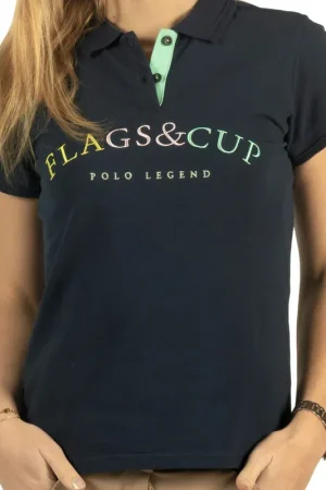 Satisfait Ou Remboursé Polo manches courtes Flags&Cup Kalamata