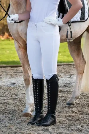 Pantalon équitation fille QHP Kae basanes grip Bon Marché