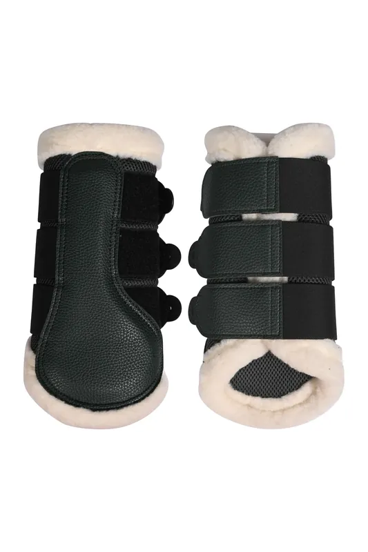 Certifié Guêtres HKM Comfort Premium Mesh avec fourrure