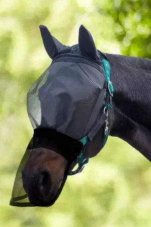 Prix Réduit Masque anti-mouche anti-uv cheval intégral licol Premium - Waldhausen