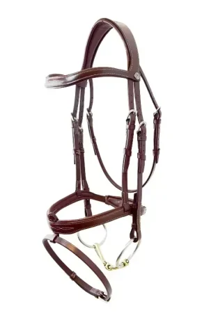 Bridon cheval muserolle combinée Signature - Antarès Offre Limitée