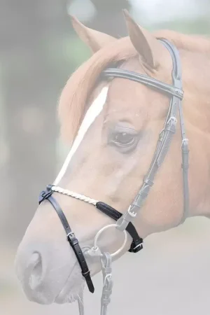 Muserolle combinée cheval corde - Kavalkade Meilleure Vente