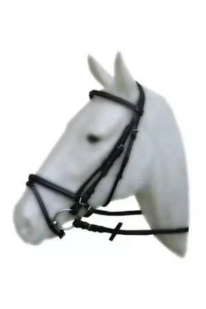Usine Directe Bridon cheval cuir muserolle combinée - Cavalhorse
