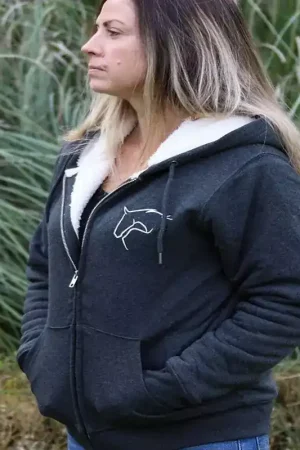 Sweat zippé Sherpa Unisexe - Kevin Staut Collection Dernier Modèle