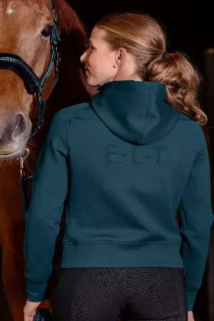 Sweat à capuche équitation femme Regensburg - Elt Certifié