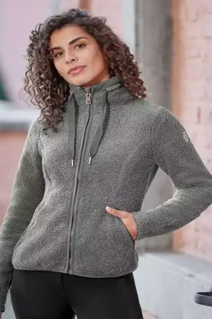 Pas Cher Veste Pilou femme équitation Teddy Fleece Marseille - Elt