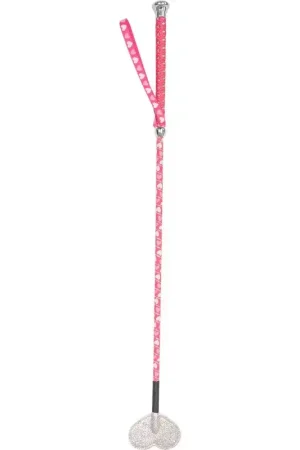 Cravache CSO Enfant coeurs 65 cm - Waldhausen Commander Vite