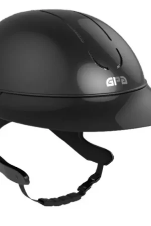Casque équitation Global Evo TLS Noir shiny - GPA Seulement Aujourd'hui