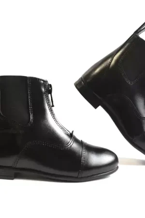 Prix Bas Boots équitation cuir zip avant Enfant Bouloc