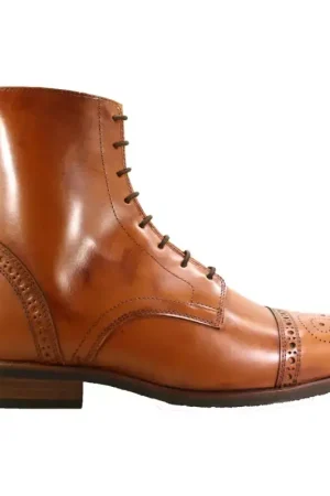 Prix Cassé Boots équitation ou ville cuir lacets zip Cyprien