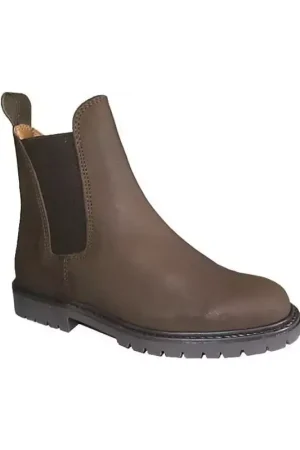Boots équitation croûte de cuir graissée Balma Bon Plan