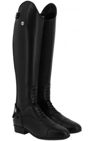 Bottes à lacet équitation cuir synthétique - Riding World Prix Réduit