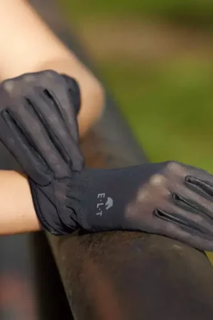Gants équitation été Sunny mesh/cuir synthétique - Elt Dernière Chance