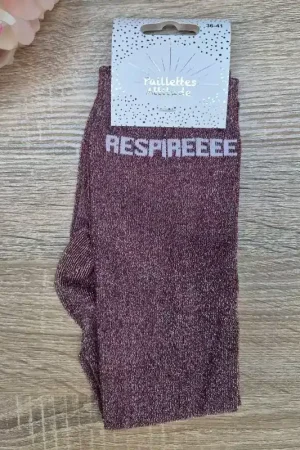 Chaussettes équitation - Respireee ! - Paillettes Attitude Prix Bas