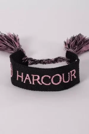 Bracelet cavalière Bravour Octobre rose - Harcour Nouveauté