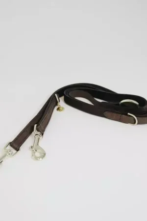 Expédition Rapide Laisse chien Velvet Leather - Kentucky Dogwear