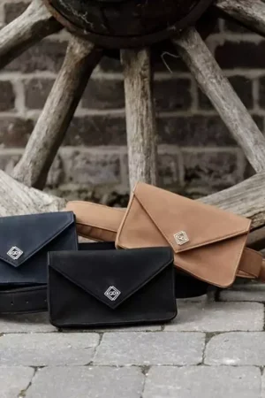 Marque Sac ceinture équitation cuir velours - Grooming Deluxe