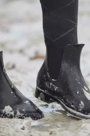 Boots équitation synthétique Chelsea - Elt Prix Promo