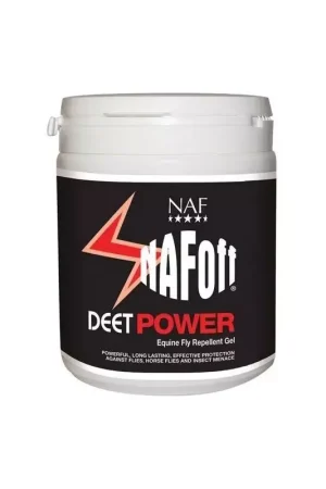 Gel anti-mouche cheval Deet Power Performance - Naf Prix Choc
