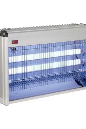Tue-mouches électrique aluminium 2 x 15 W EcoKill Livraison Express