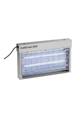 Prix Promo Tue-mouches électrique inox 2 x 15 W EcoKill