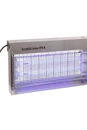 Bon Plan Tue-mouche électrique inox 2x15 W IPX4 - EcoKill