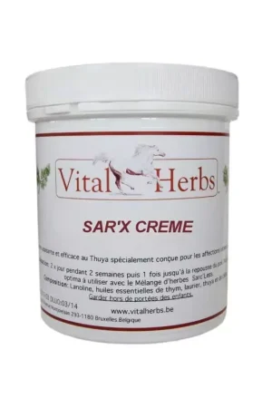 Crème cutanée cheval l Sar'X - Vital herbs Prix Réduit