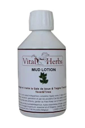 Lotion gale de boue cheval 250 ml Mud Lotion - Vital Herbs Vente Directe
