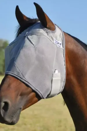 Dernière Chance Masque anti-mouche cheval sans oreilles Crusader - Cashel