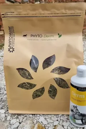 Equestra'Pack anti-dermite cheval Derm 14 + Phyto derm - Horse Master Bon Marché